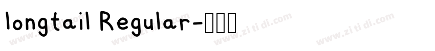 longtail Regular字体转换